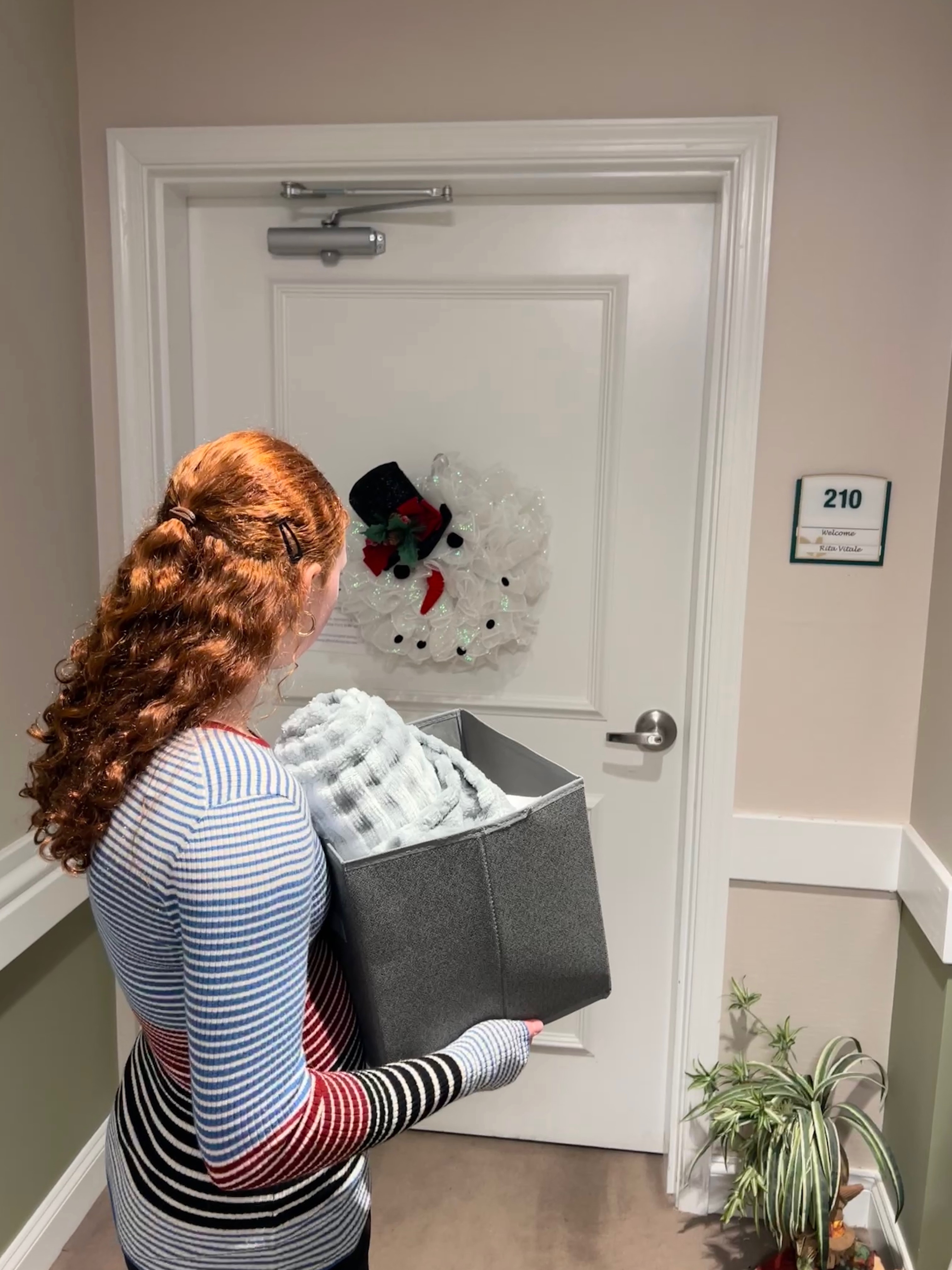 Community members working together