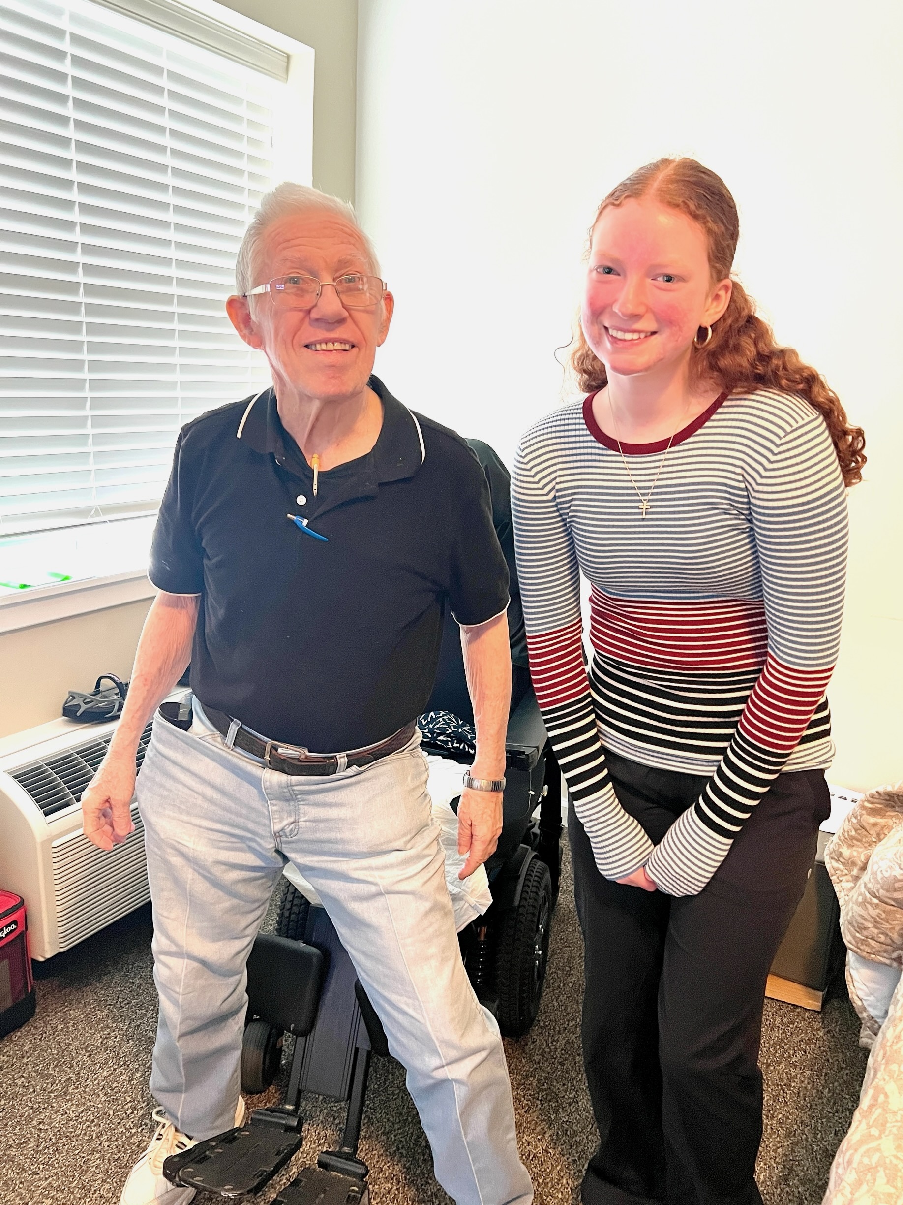 Sweet Baskets volunteer activity