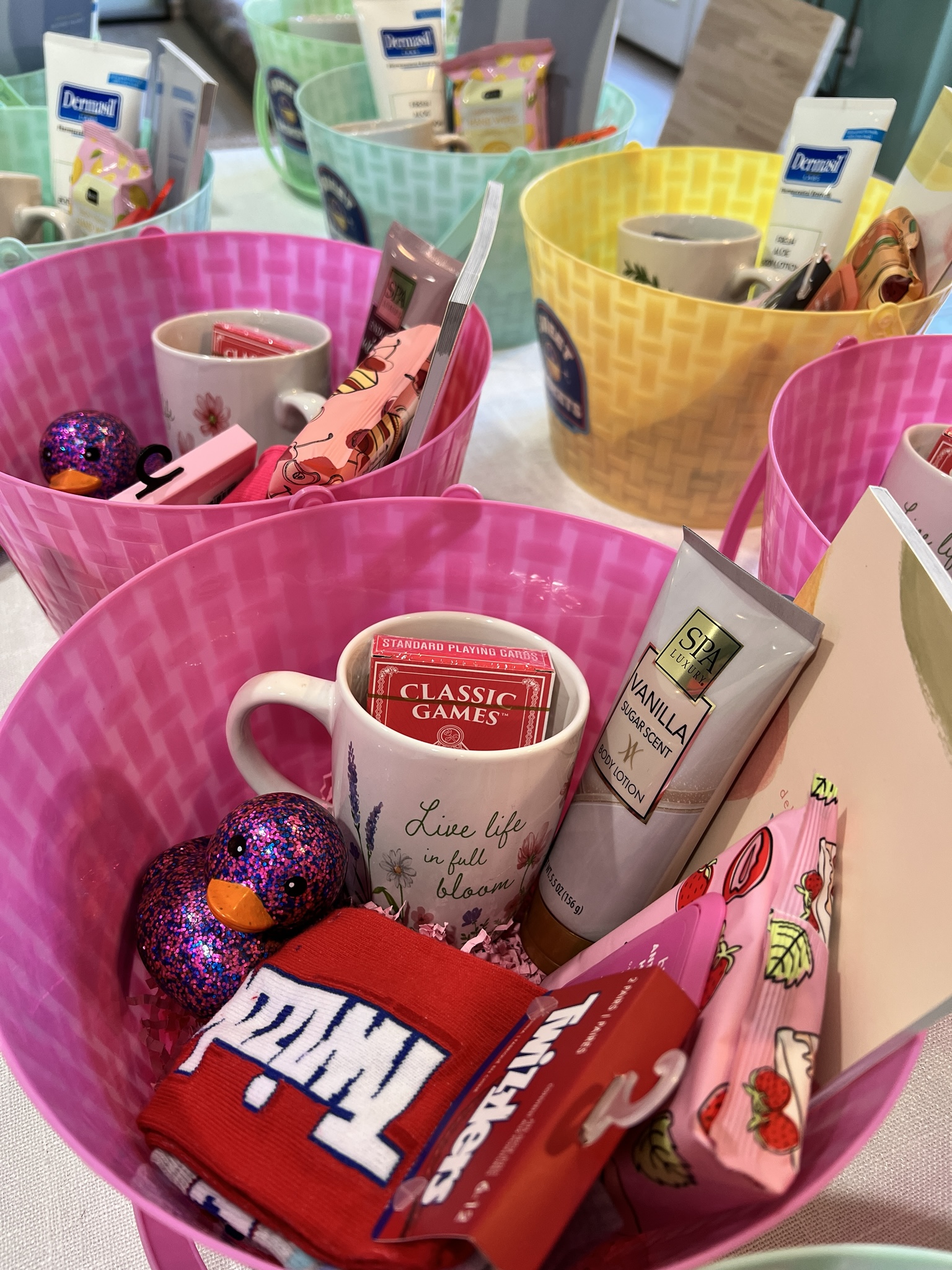 Care basket preparation and teamwork
