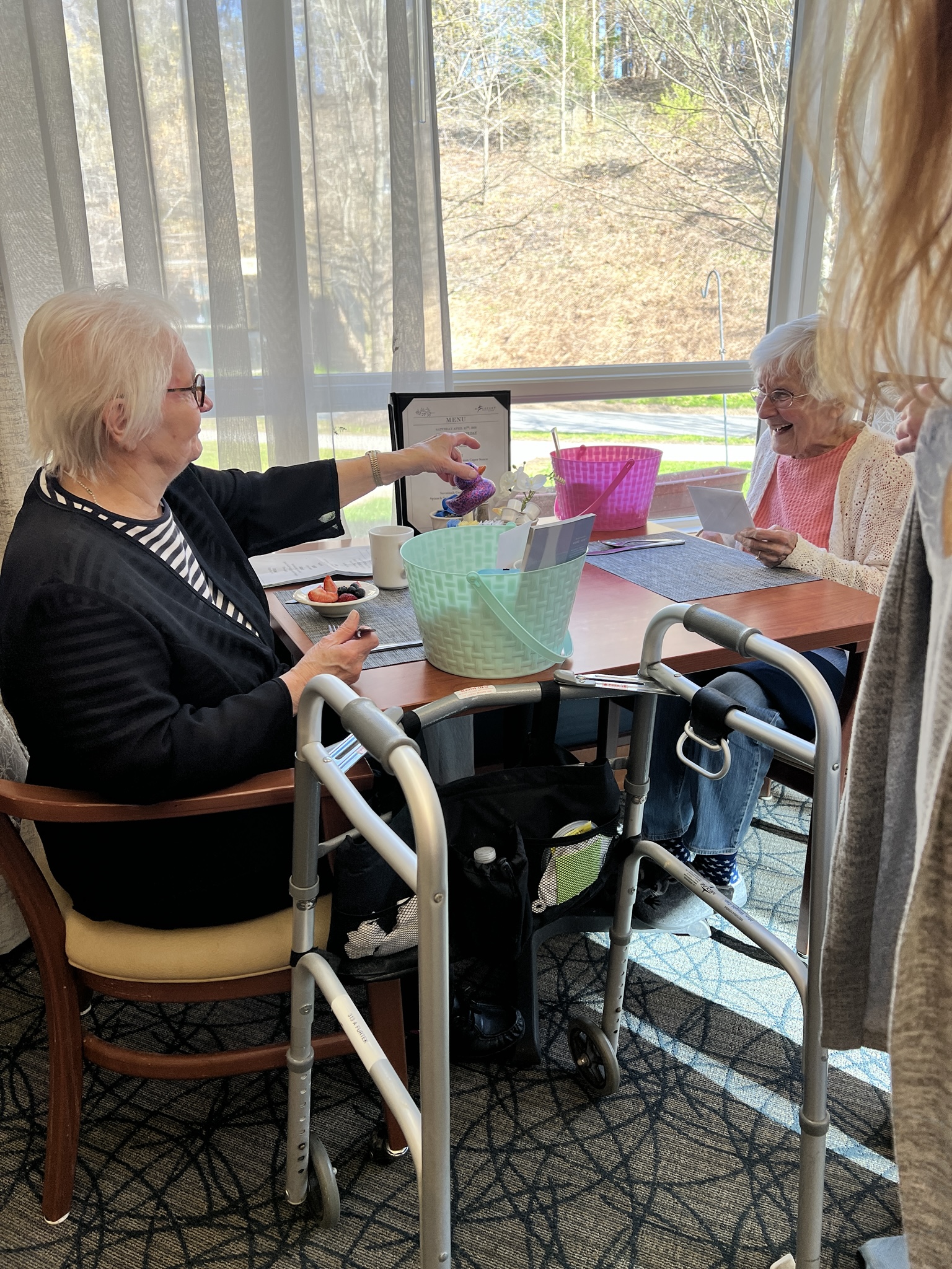 Care packages and community support